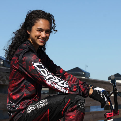 Amanda Carr Olympian Professional BMX Racer | Corsa Racewear